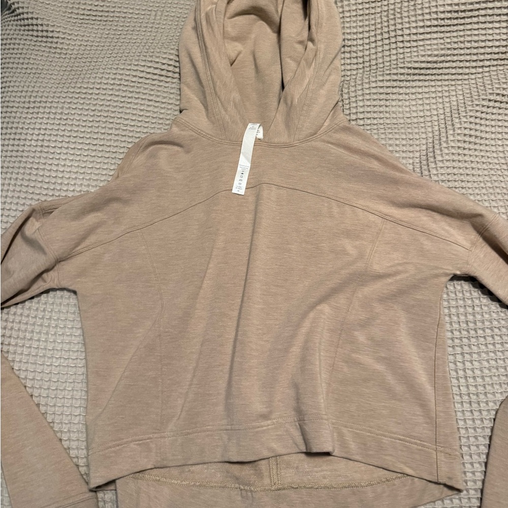 lululemon athletica Tan Hoodie Jacket
